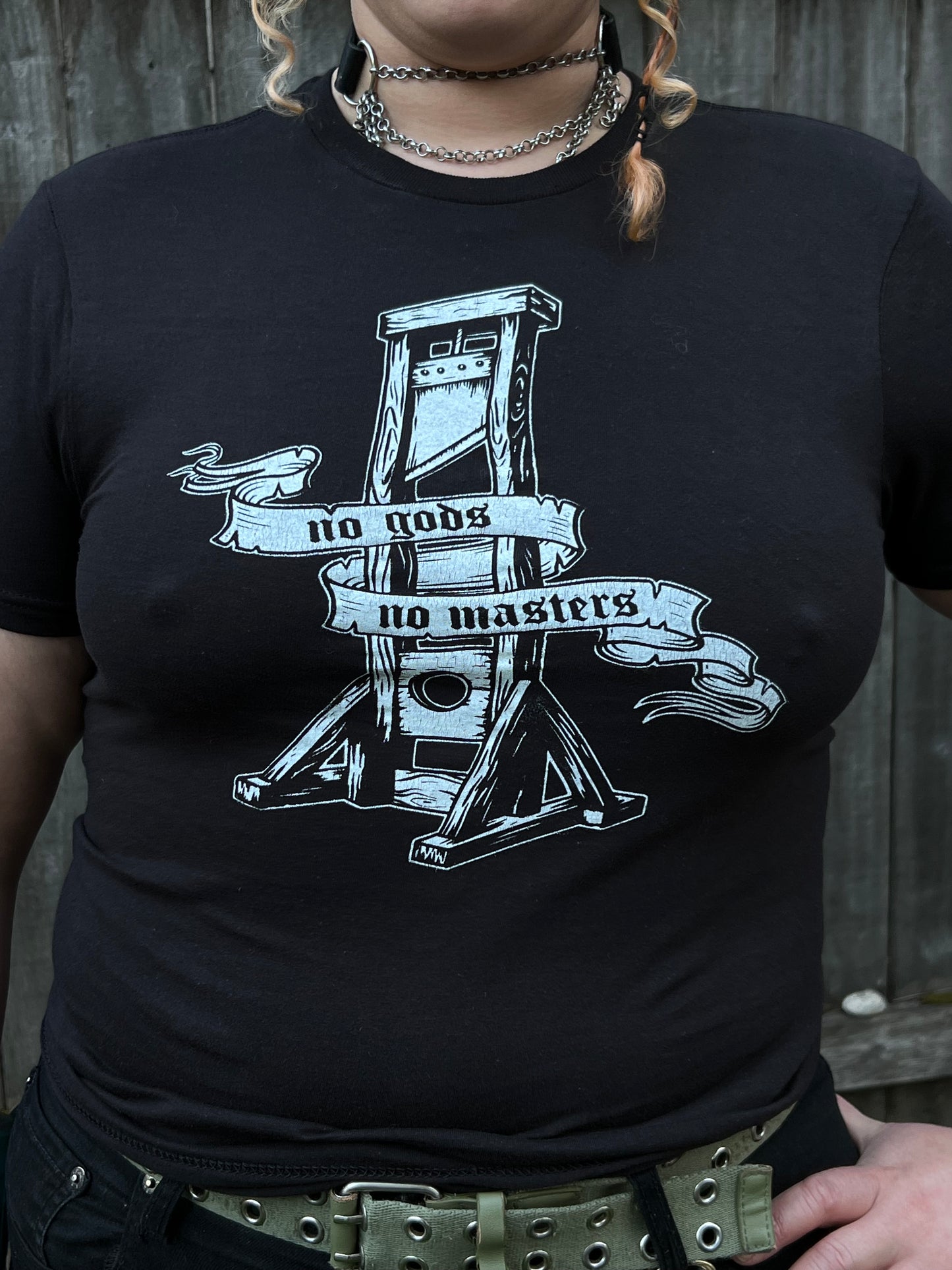 No Gods No Masters Guillotine Shirt