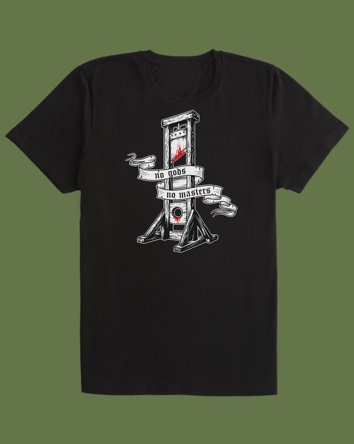 No Gods No Masters Guillotine Shirt - preorder