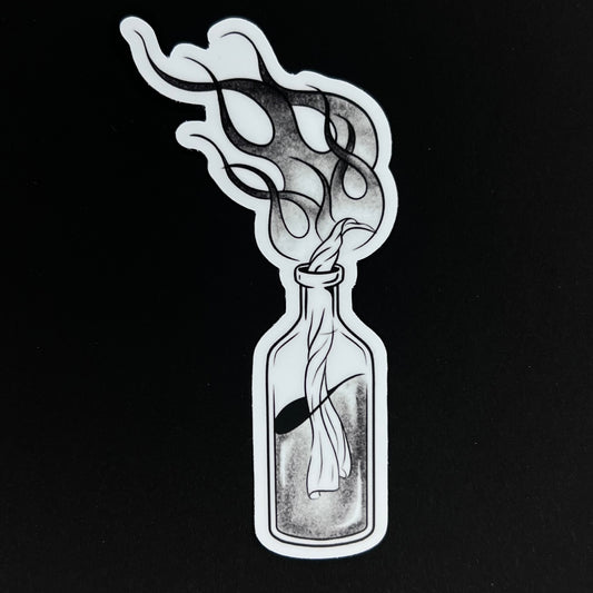 Molotov Cocktail Sticker